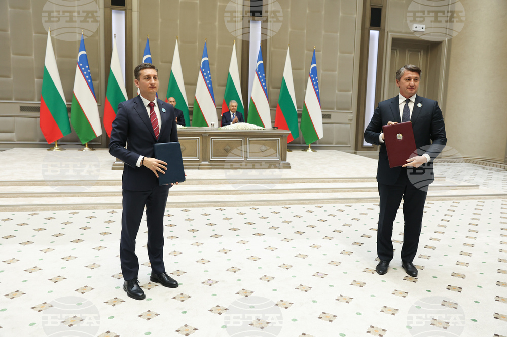 Узбекистан - България - споразумение - подписване - Иван Василев - Шавкат Умурзаков