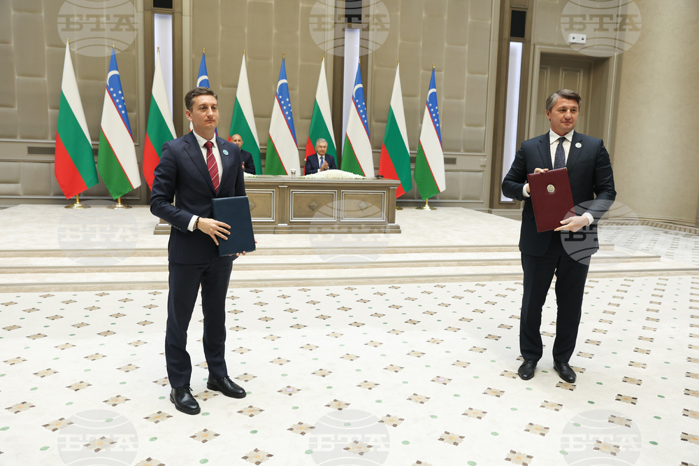 Узбекистан - България - споразумение - подписване - Иван Василев - Шавкат Умурзаков