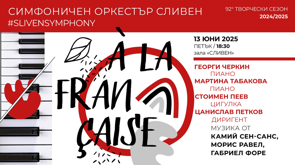 Симфоничен оркестър Сливен: Покана