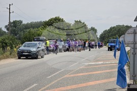 Видин - служители от Агенция "Пътна инфраструктура" - протест