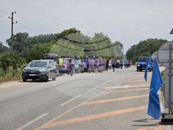 Видин - служители от Агенция "Пътна инфраструктура" - протест