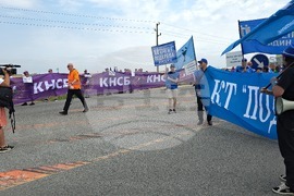 Видин - служители от Агенция "Пътна инфраструктура" - протест