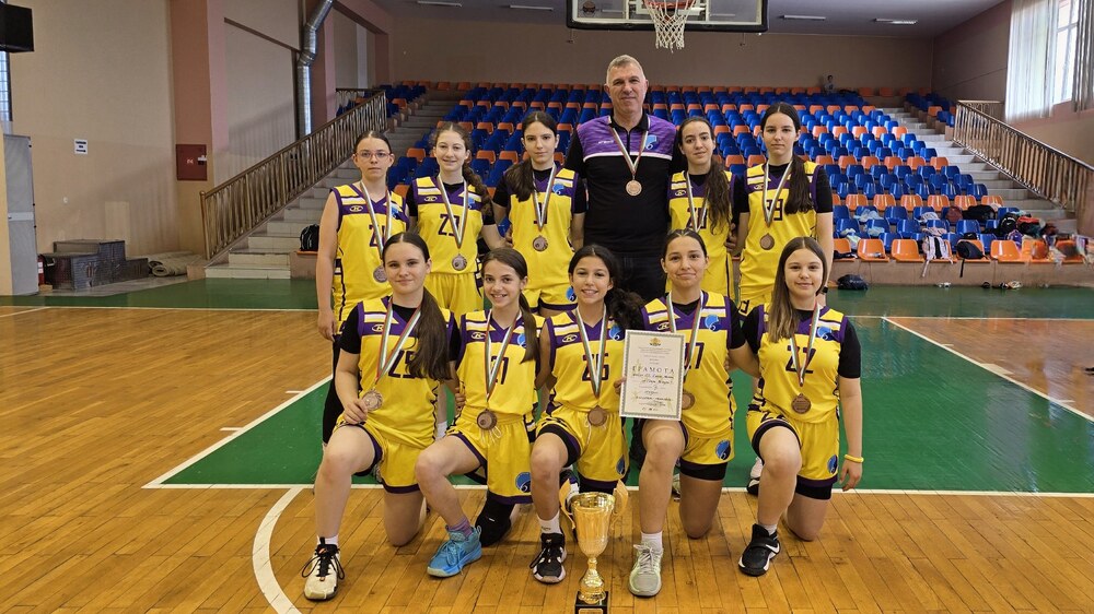 Шесто ОУ „Свети Никола“ – Стара Загора спечели бронз на финала на Ученическите игри по баскетбол (V-VII клас)