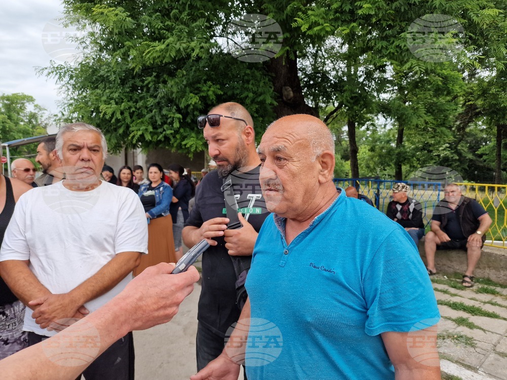 Разград - село Ясеновец - протест