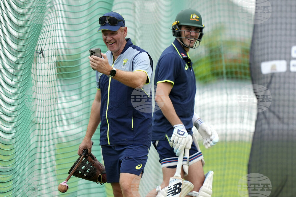 Britain Cricket Australia Nets