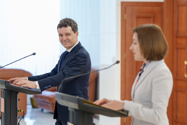 Присъединяването на Република Молдова към ЕС е нейният най-важен проект, заяви Никушор Дан след среща с Мая Санду в Кишинев