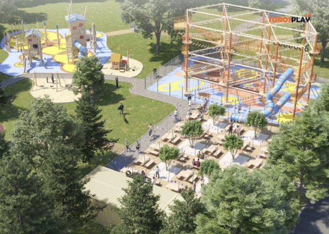 Въжен парк с над седемдесет препятствия се изгражда в Бургас