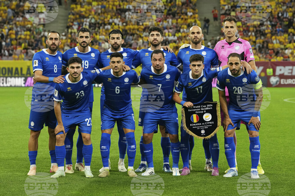 Romania Cyprus WCup Soccer