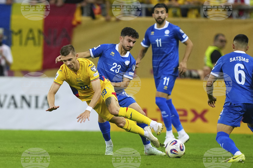 Romania Cyprus WCup Soccer