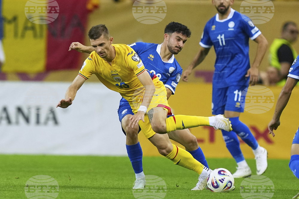 Romania Cyprus WCup Soccer