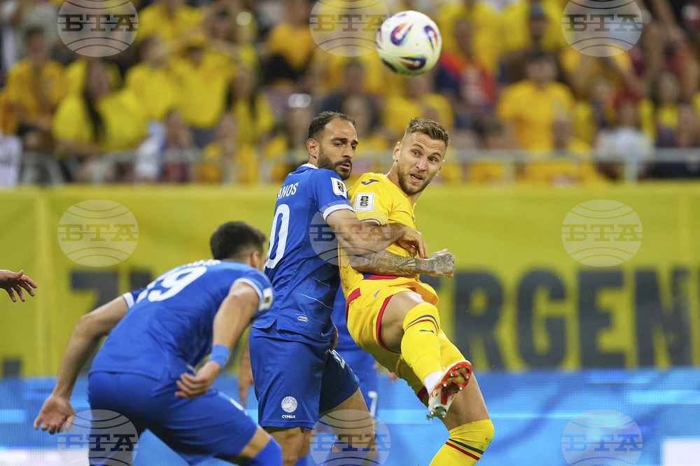 Romania Cyprus WCup Soccer