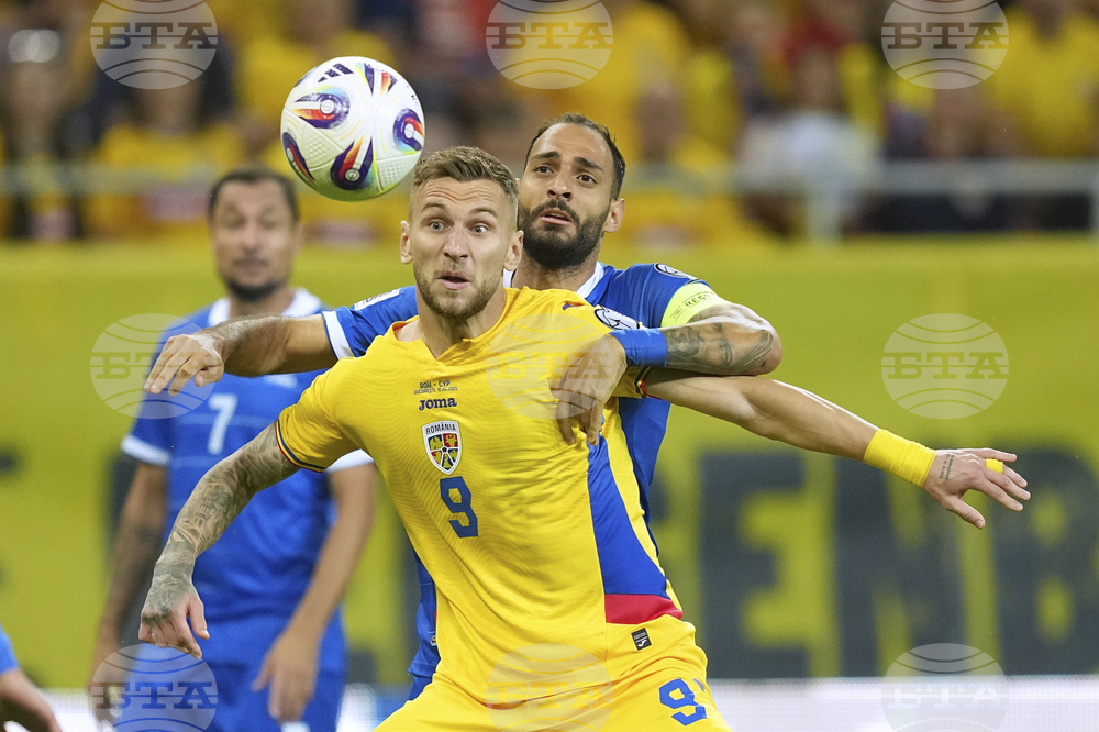 Romania Cyprus WCup Soccer