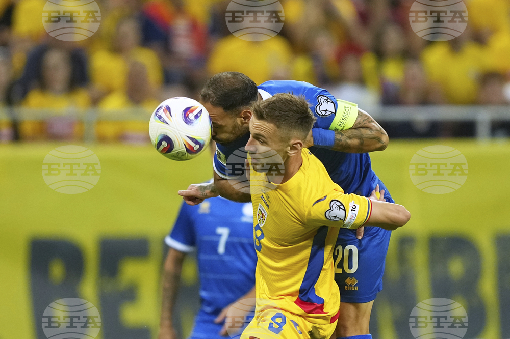 Romania Cyprus WCup Soccer