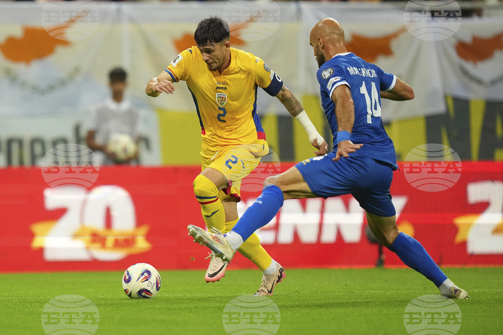 Romania Cyprus WCup Soccer