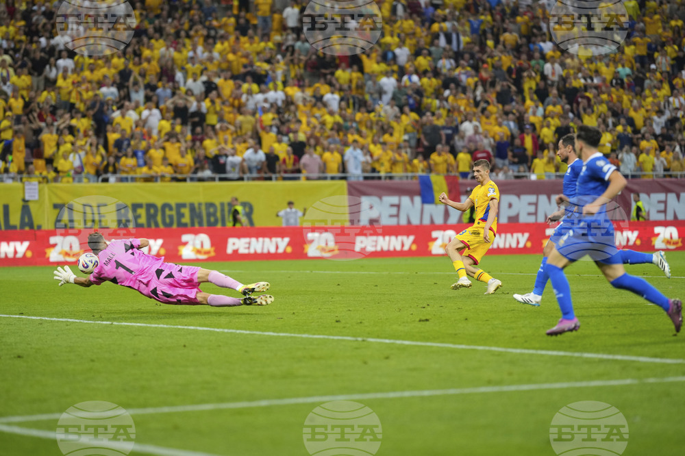 Romania Cyprus WCup Soccer