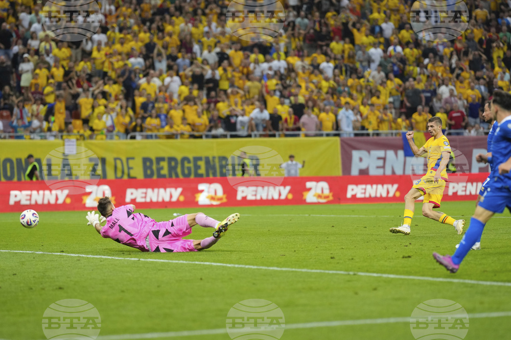 Romania Cyprus WCup Soccer