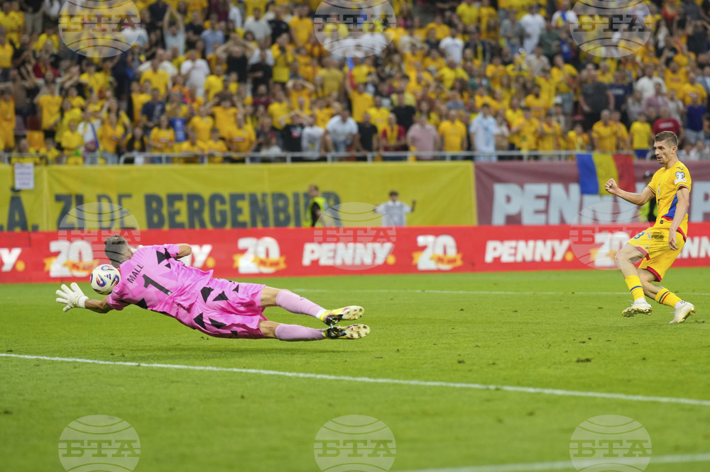 Romania Cyprus WCup Soccer