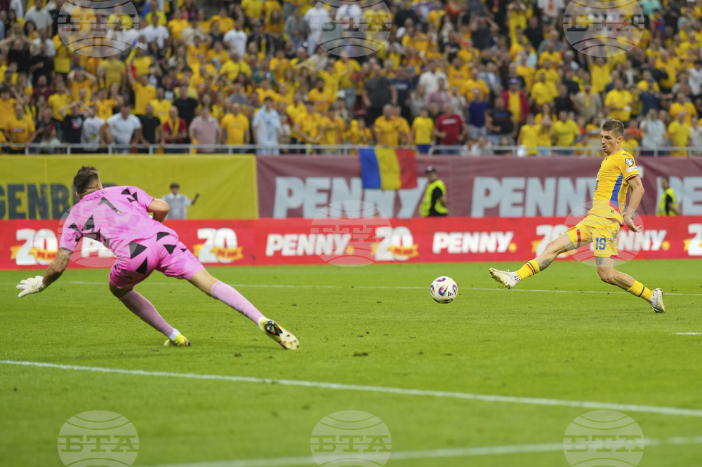 Romania Cyprus WCup Soccer
