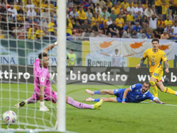 Romania Cyprus WCup Soccer