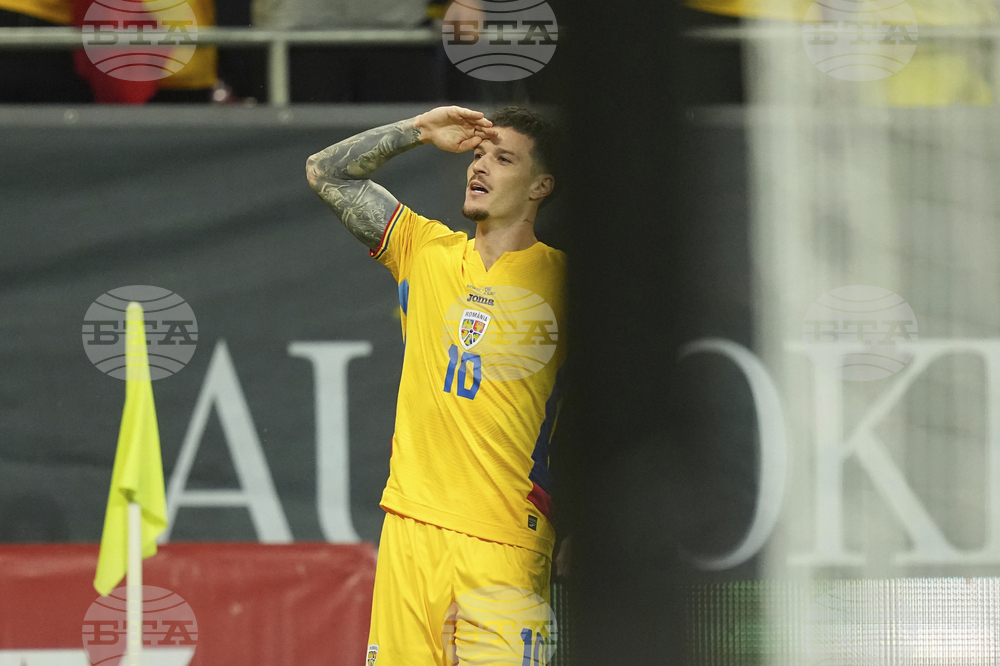 Romania Cyprus WCup Soccer
