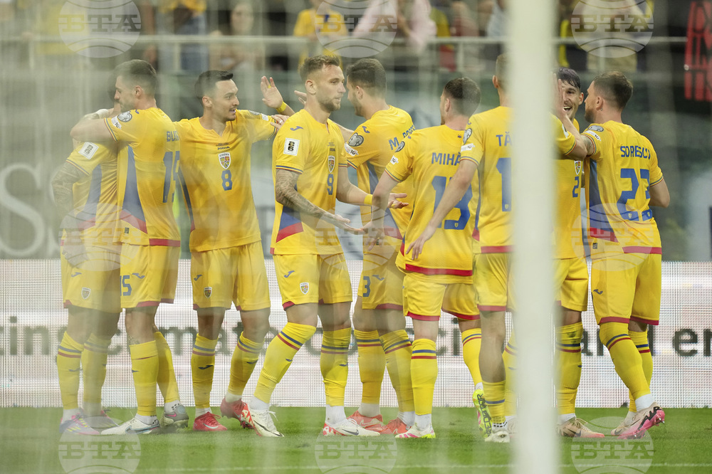 Romania Cyprus WCup Soccer