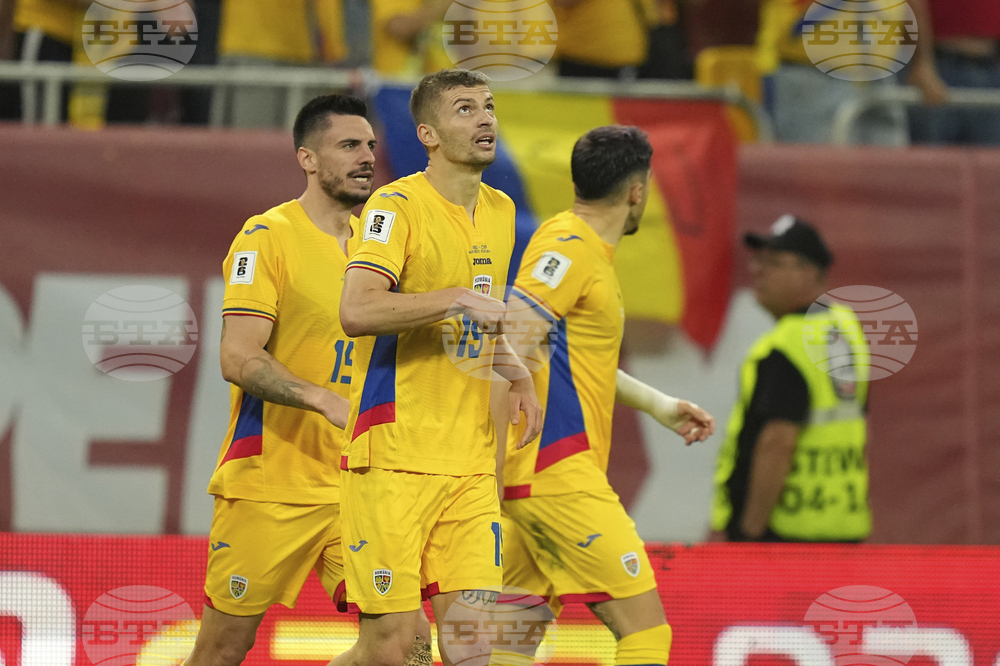 Romania Cyprus WCup Soccer