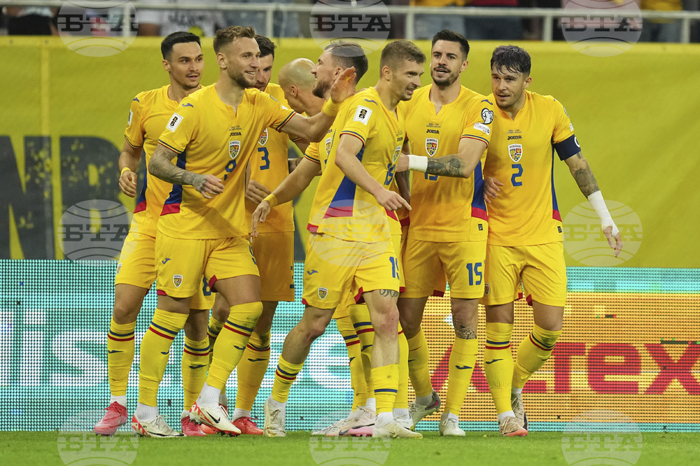 Romania Cyprus WCup Soccer