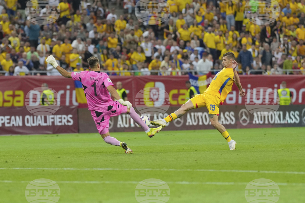 Romania Cyprus WCup Soccer