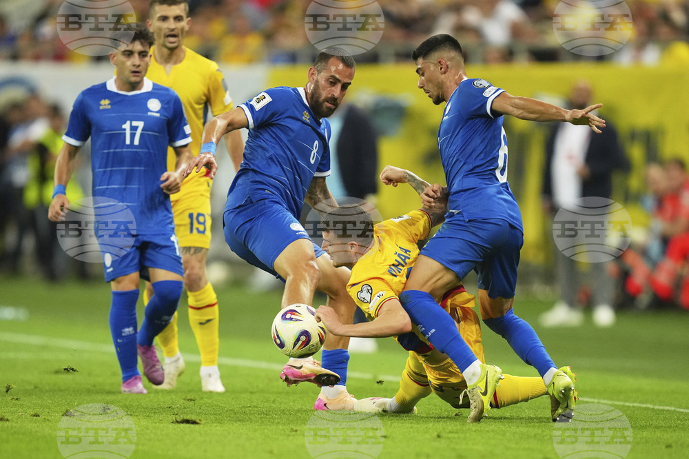 Romania Cyprus WCup Soccer