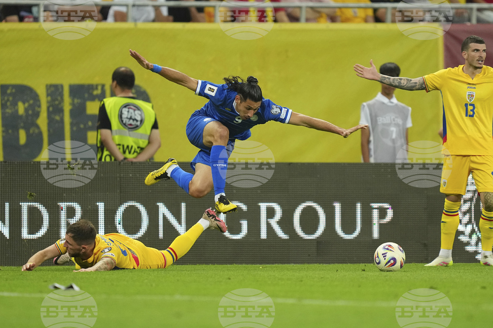 Romania Cyprus WCup Soccer