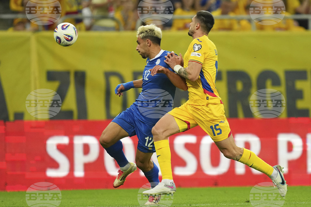 Romania Cyprus WCup Soccer
