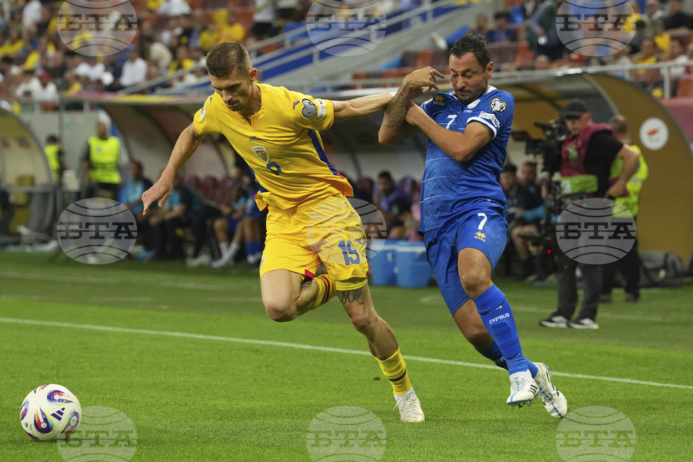 Romania Cyprus WCup Soccer