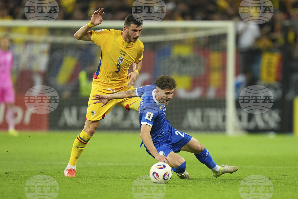Romania Cyprus WCup Soccer