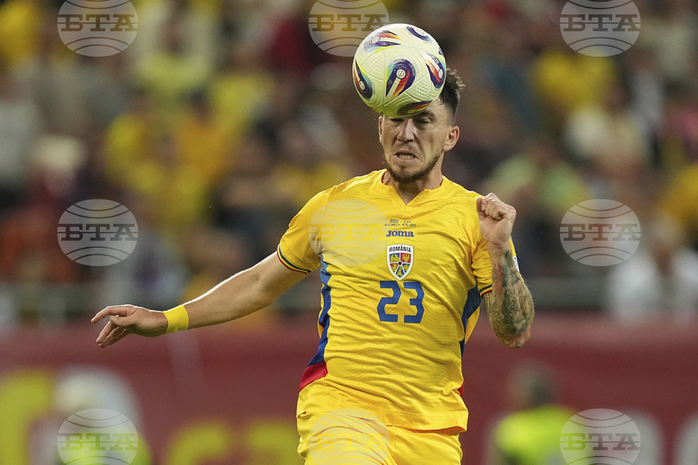 Romania Cyprus WCup Soccer