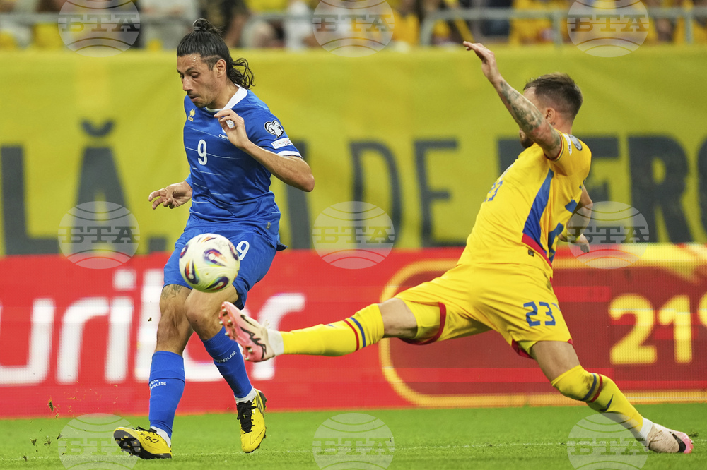 Romania Cyprus WCup Soccer
