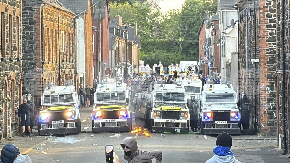 Britain Northern Ireland Protest