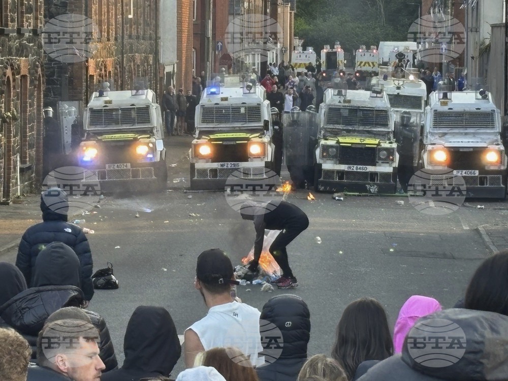 Britain Northern Ireland Protest