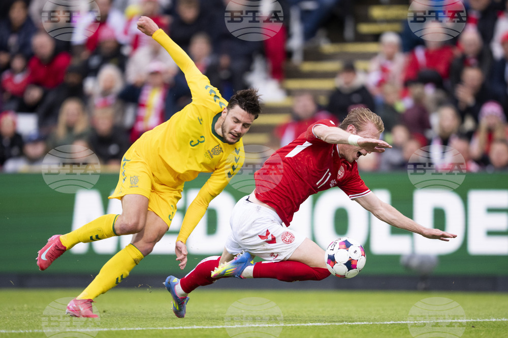 Denmark Lithuania Soccer