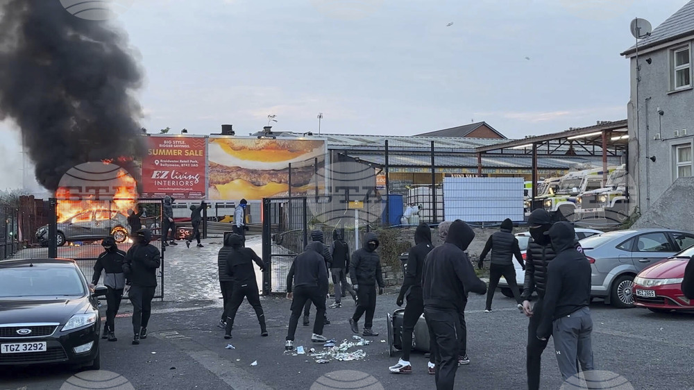 Britain Northern Ireland Protest