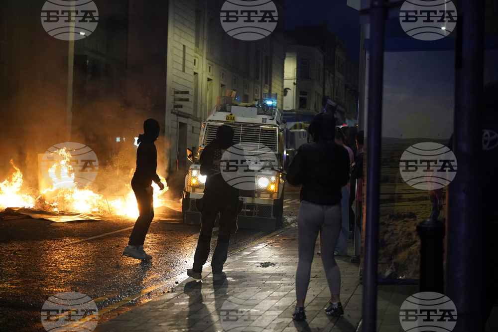 Britain Northern Ireland Protest