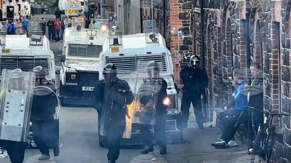 Britain Northern Ireland Protest