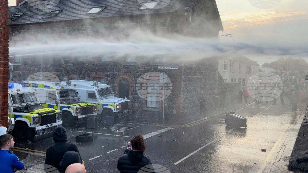 Britain Northern Ireland Protest