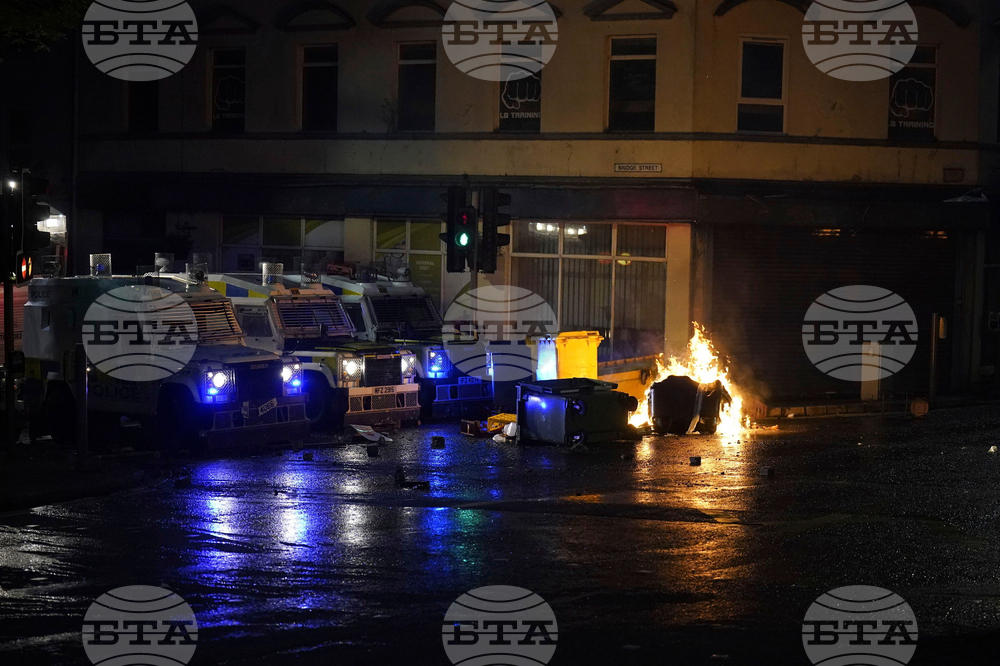 Britain Northern Ireland Protest