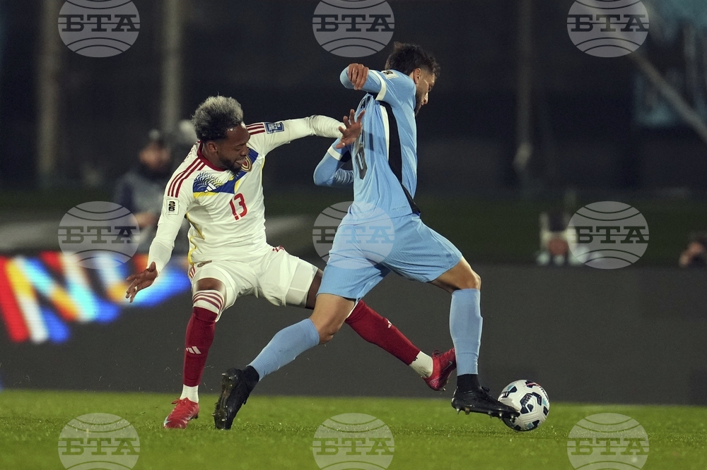 Uruguay Venezuela WCup Soccer