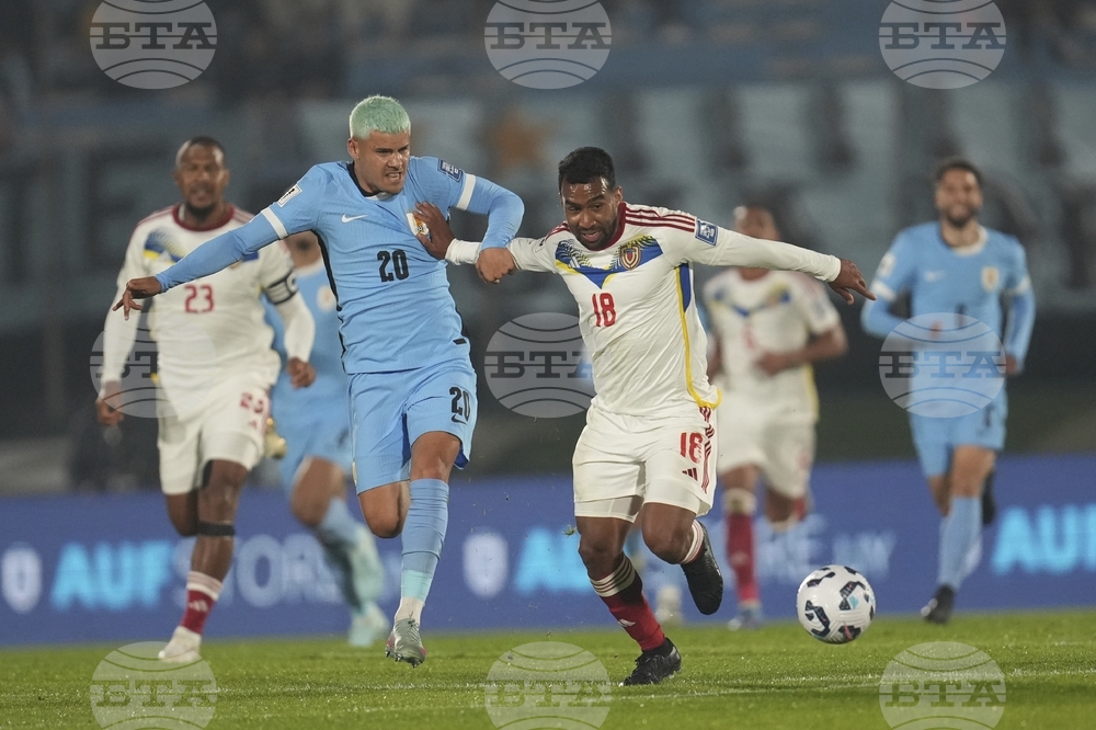 Uruguay Venezuela WCup Soccer