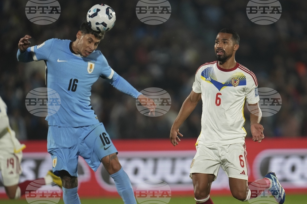 Uruguay Venezuela WCup Soccer