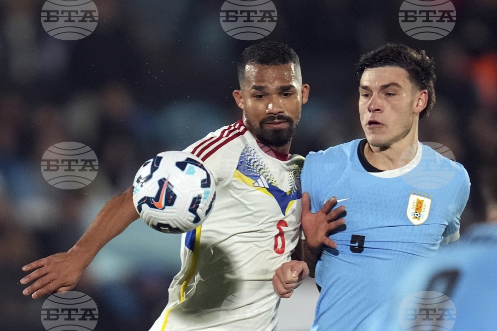 Uruguay Venezuela WCup Soccer