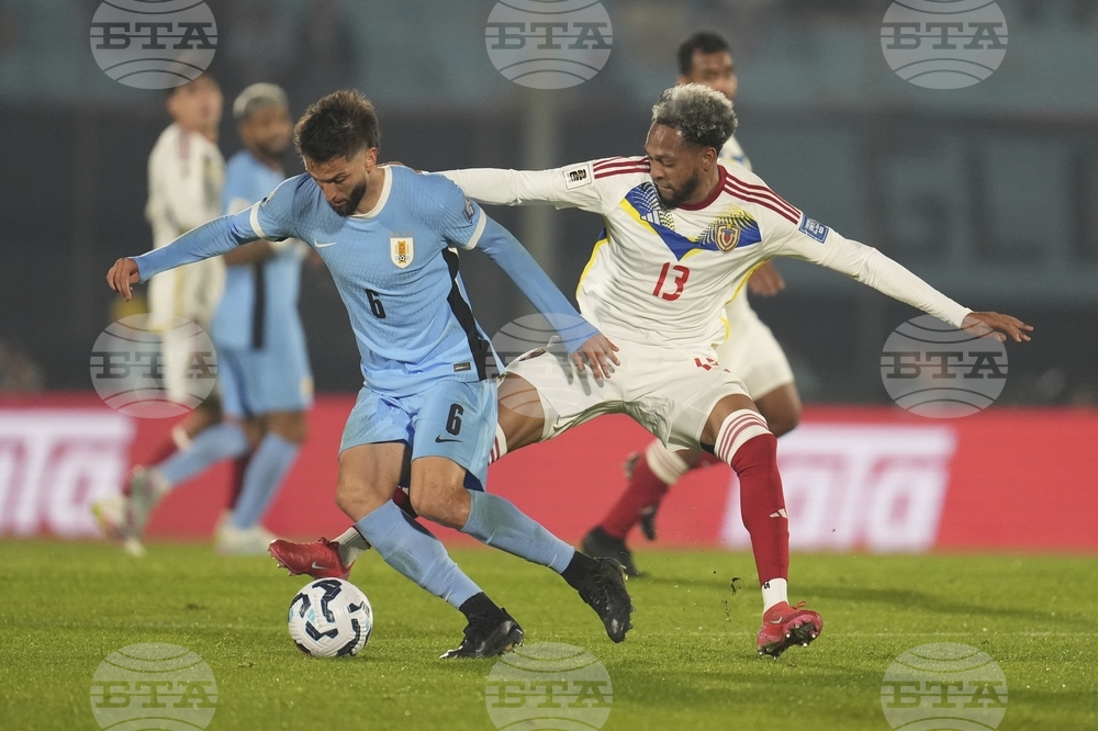 Uruguay Venezuela WCup Soccer