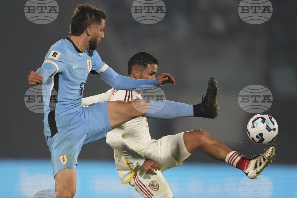 Uruguay Venezuela WCup Soccer