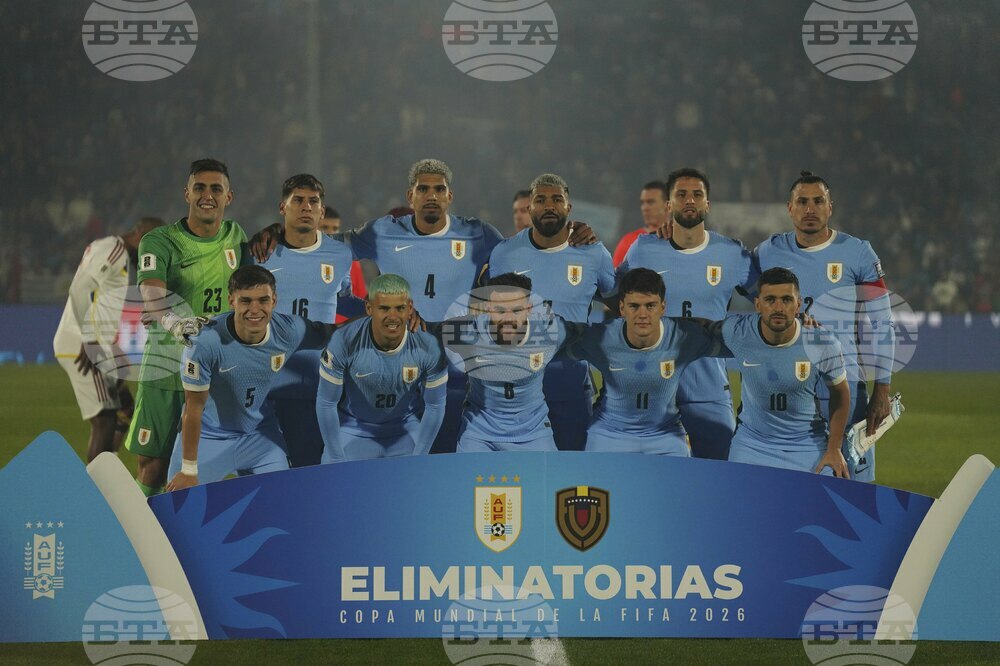 Uruguay Venezuela WCup Soccer